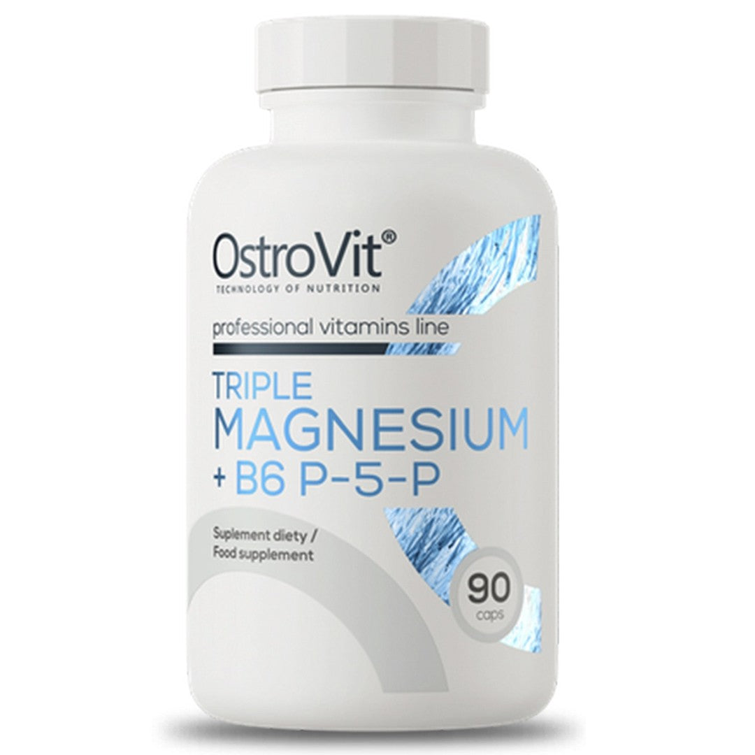 TRIPLE MAGNESIO + B6 P-5-P (90 CAP) OSTROVIT--One Nutrition-OSTROVIT