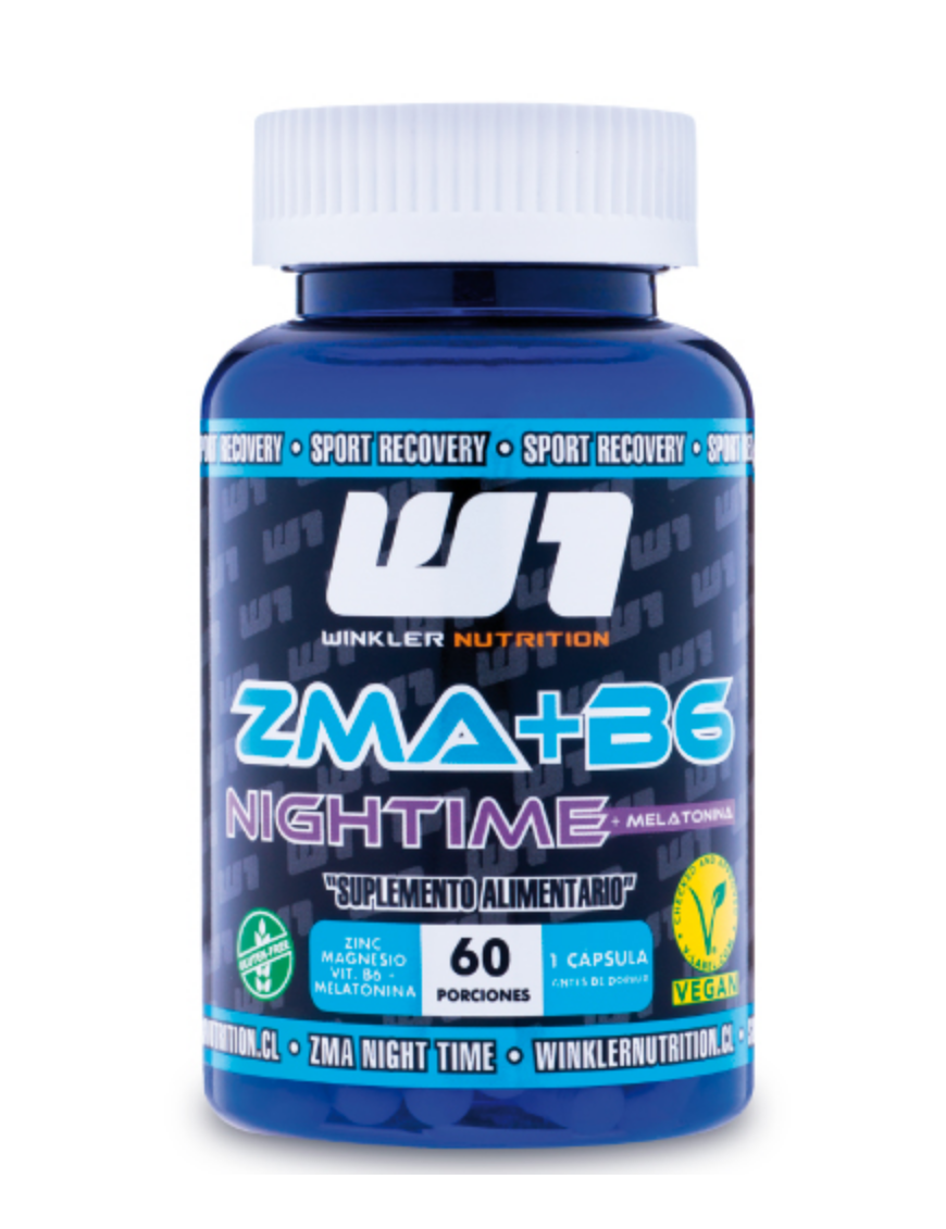 ZMA Nightime +B6 + Melatonina 60 cápsulas Winkler Nutrition-ZMA-One Nutrition-Winkler