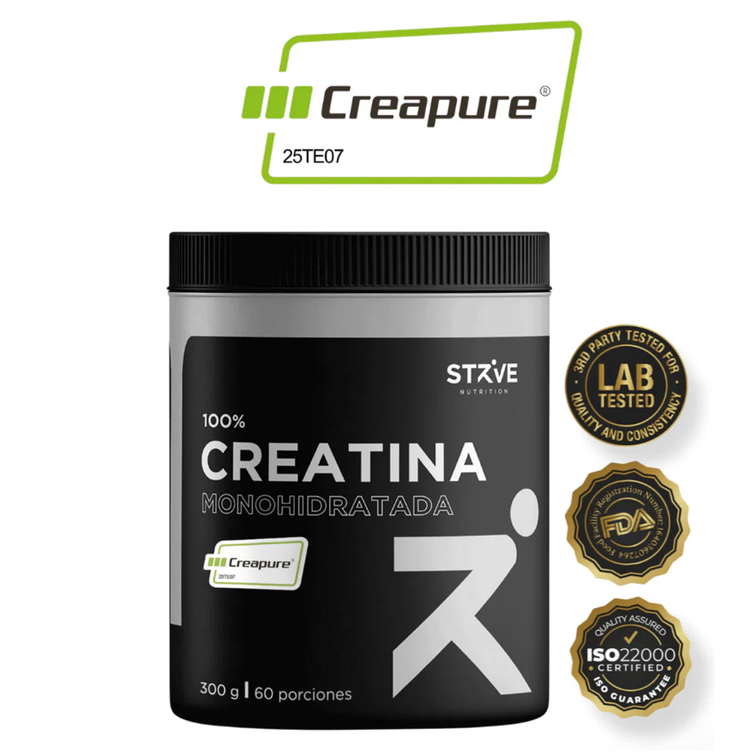 Creapure Creatina Monohidratada (300 Gr) Strive-Creatina-One Nutrition-STRIVE