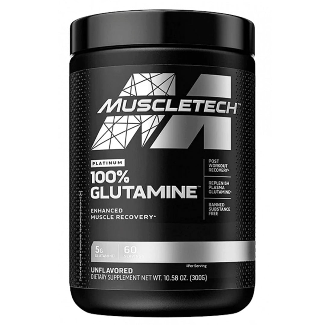 Platinium 100% Glutamine (300 Gr) Muscletech-Aminoácidos-One Nutrition-Muscletech