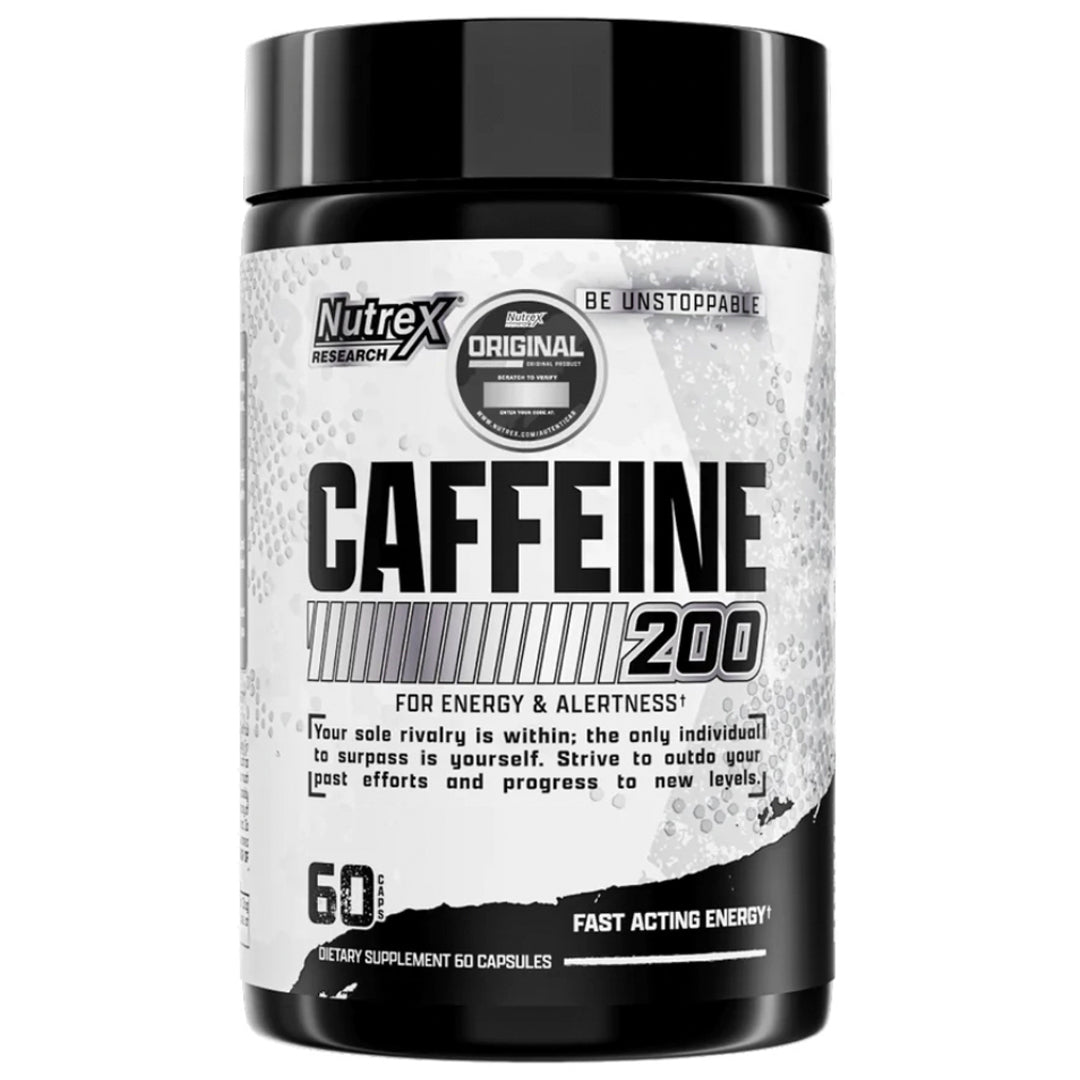 Cafeína 200 Mg! 60 Cápsulas Nutrex