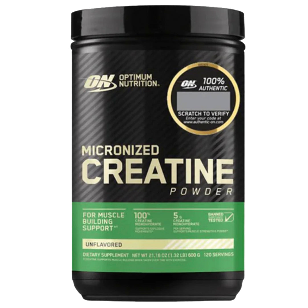 CREATINE MICRONIZED (600 GR) OPTIMUM NUTRITION--One Nutrition-OPTIMUM NUTRITION