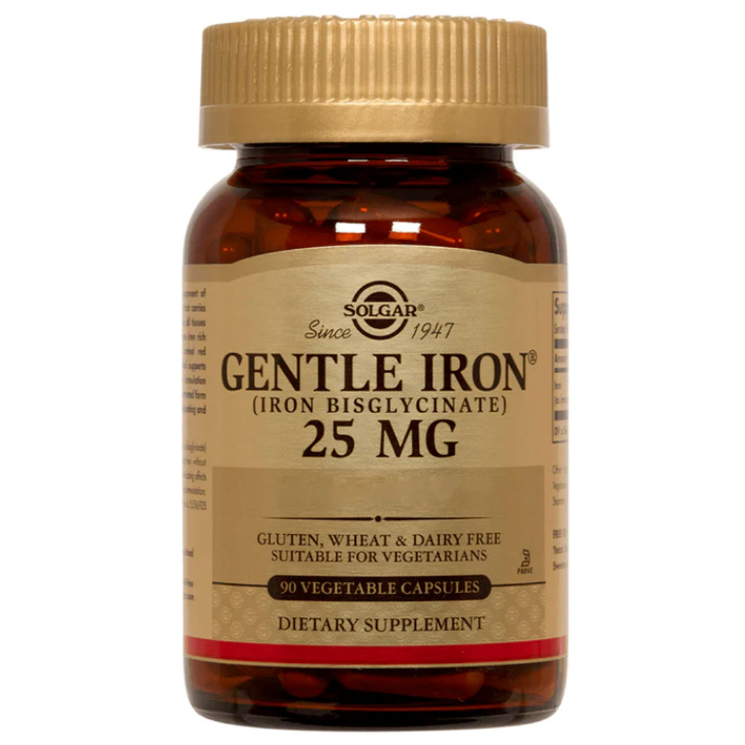 Hierro (GENTLE IRON) 25 Mg 90 Cápsulas Solgar