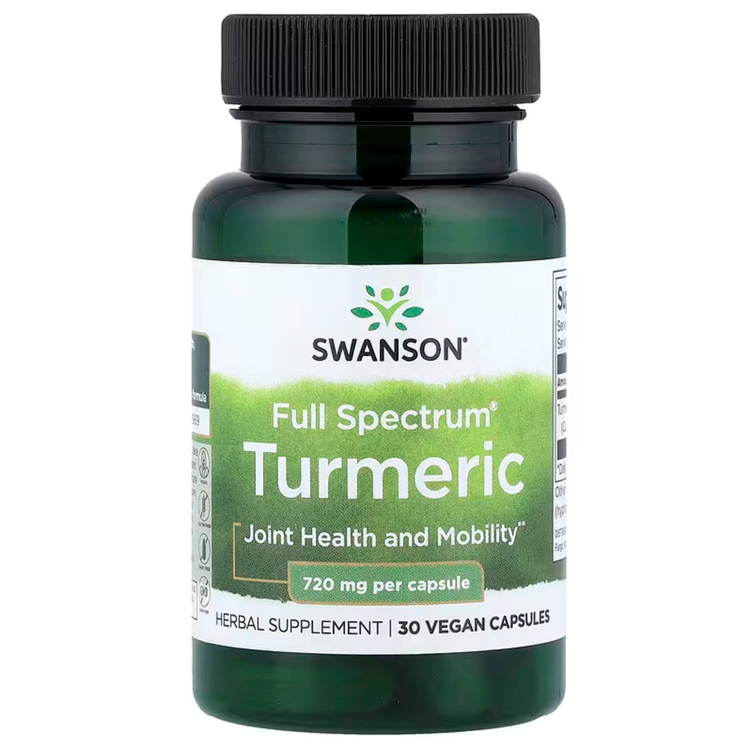 Tumeric Full Spectrum (30 Cápsulas veganas) Swanson