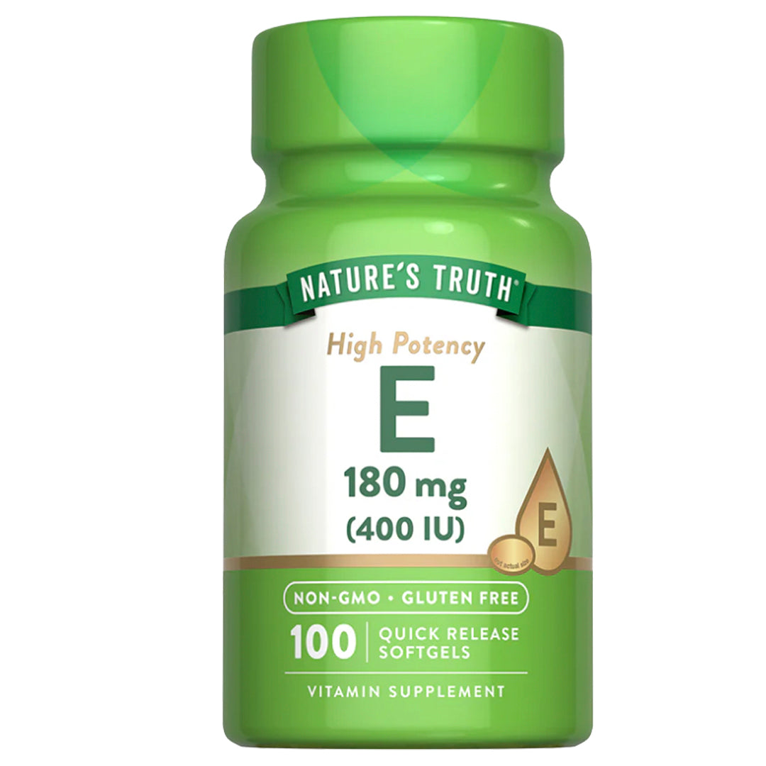 Vitamina E 450 Mg (1.000 IU) 60 Cápsulas Nature´s Truth