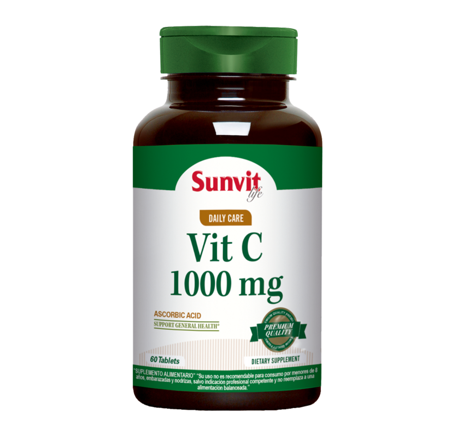 Vitamina C 1000 mg (60 tabletas)