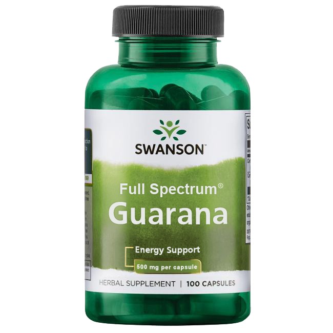 GUARANA 500mg (100 cápsulas)
