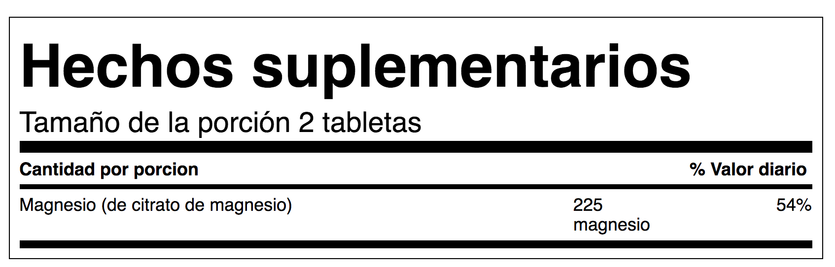 Magnesium Citrate (240 Tabletas)