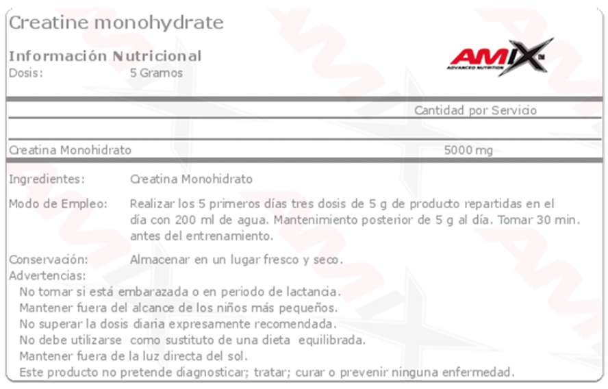 Creatina Monohidrato (300gr)