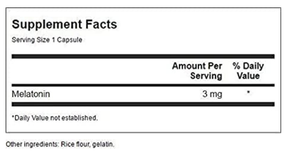 Melatonina 10mg (60 cápsulas)