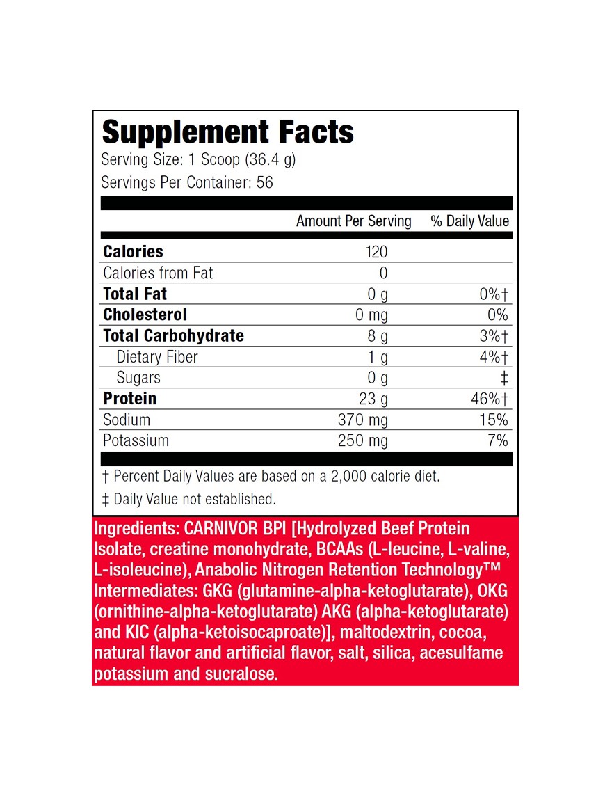 CARNIVOR MUSCLEMEDS (4,5 Lb)--One Nutrition-MUSCLEMEDS
