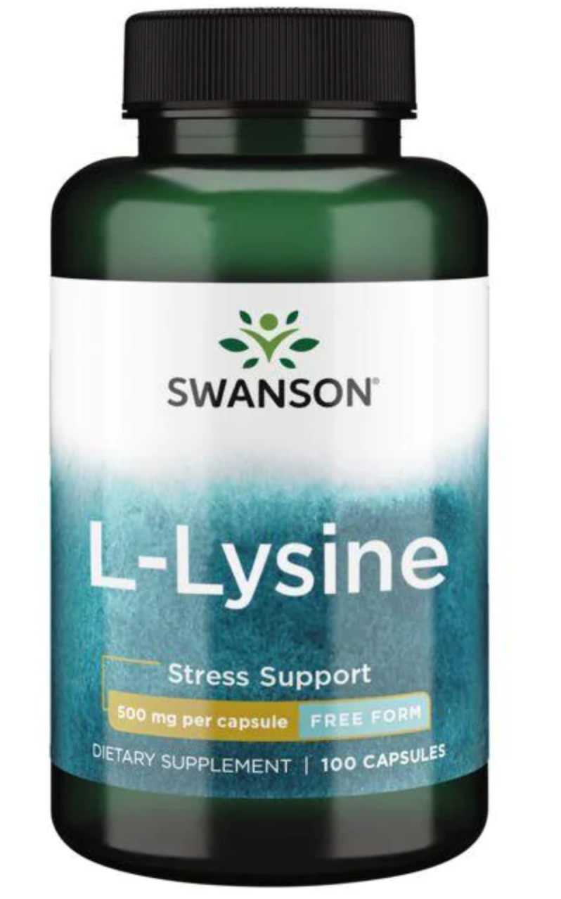 LYSINE (500 Mg) 100 cap Swanson--One Nutrition-SWANSON