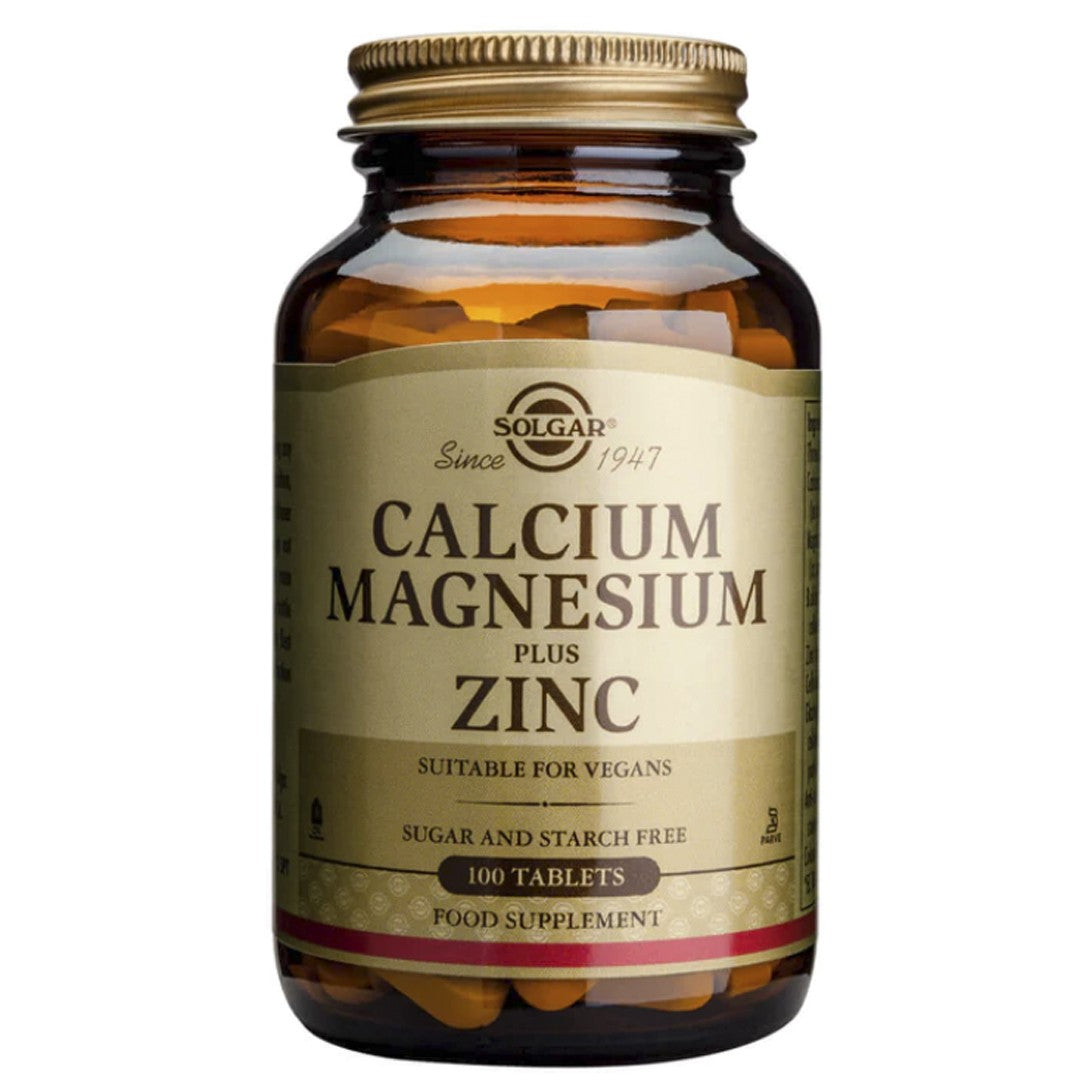Calcio + Magnesio + Zinc (100 TAB) Solgar--One Nutrition-Solgar