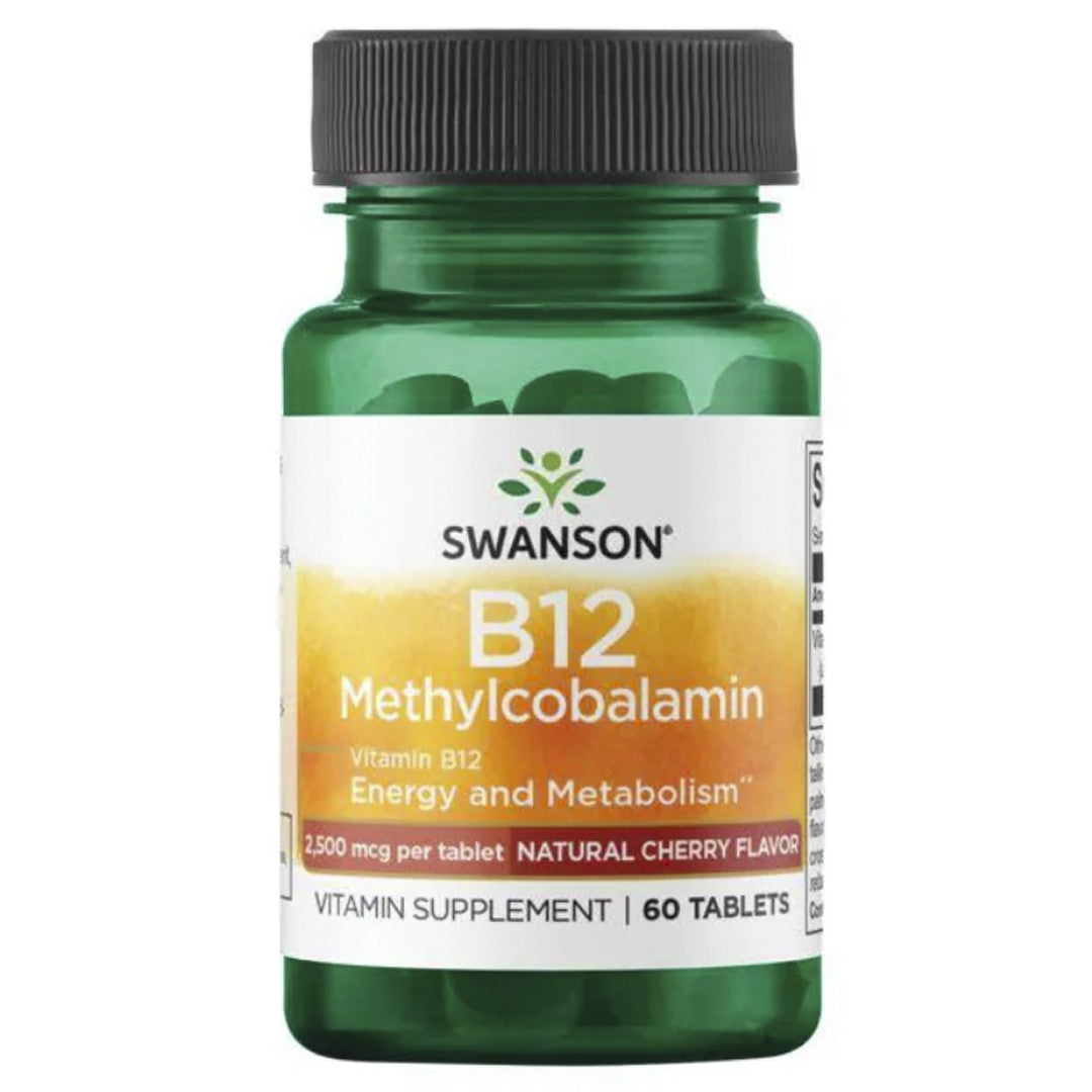 B12 (2.500 MCG) 60 TAB SWANSON--One Nutrition-SWANSON