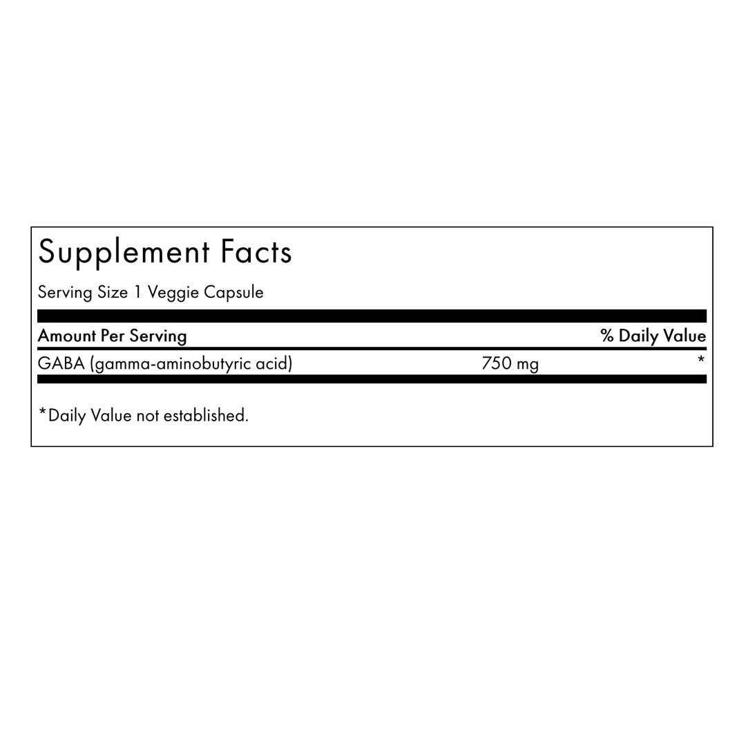 Gaba (750 mg) 60 cap veganas Swanson--One Nutrition-SWANSON