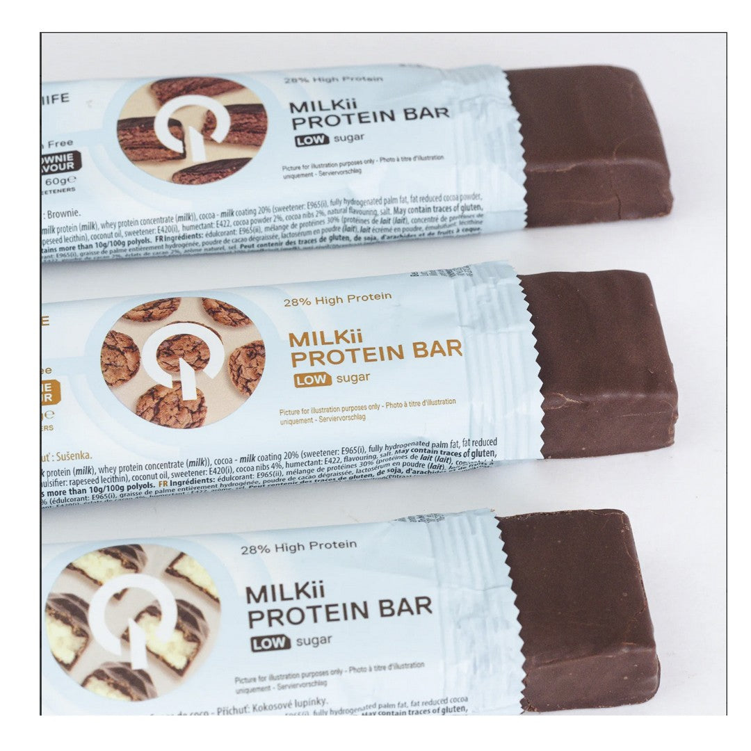 Milkii Protein Bar (60 gr) QNT - Cookies And Cream
