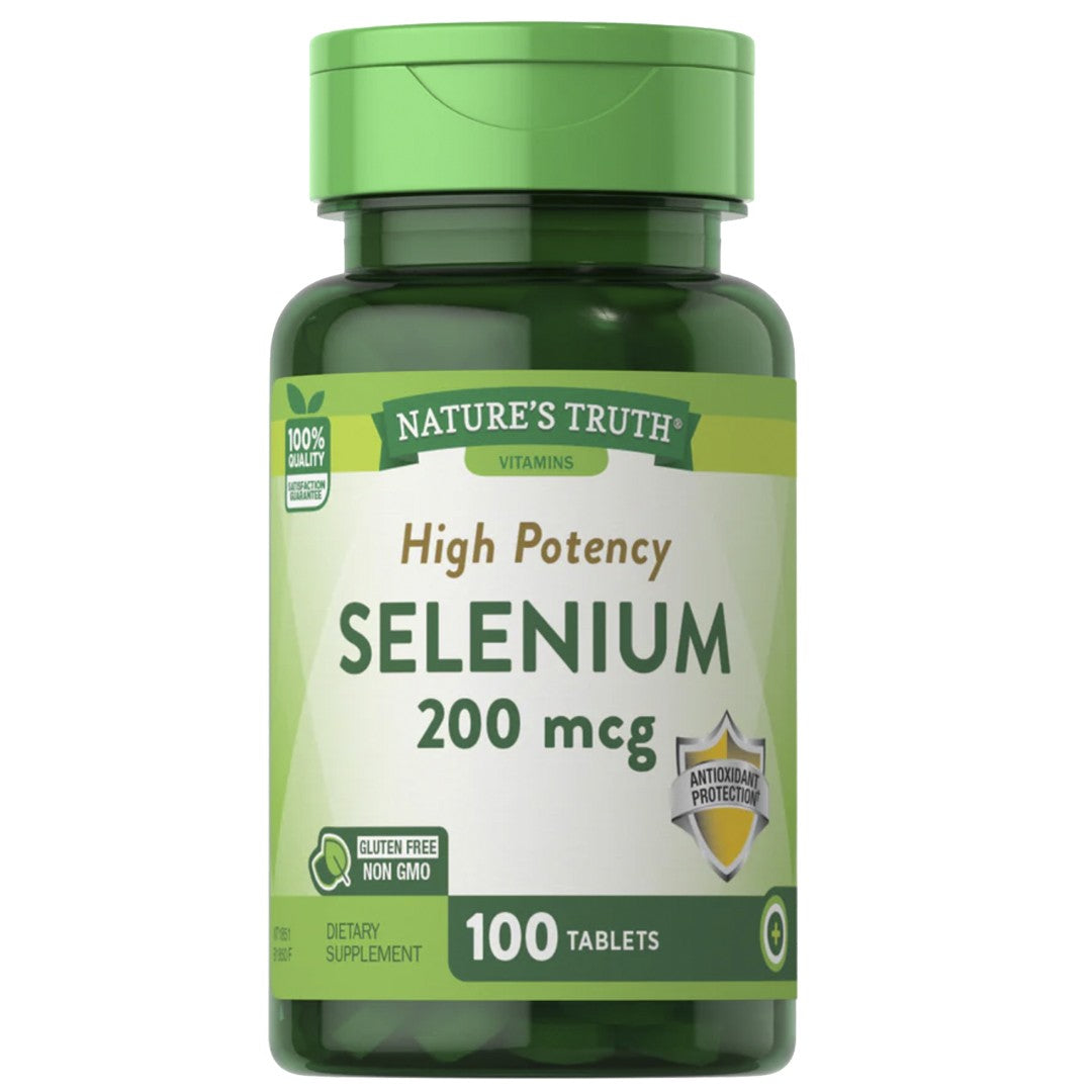 Selenium (200 mcg) 100 tab Nature`s Truth--One Nutrition-NATURE´S TRUTH