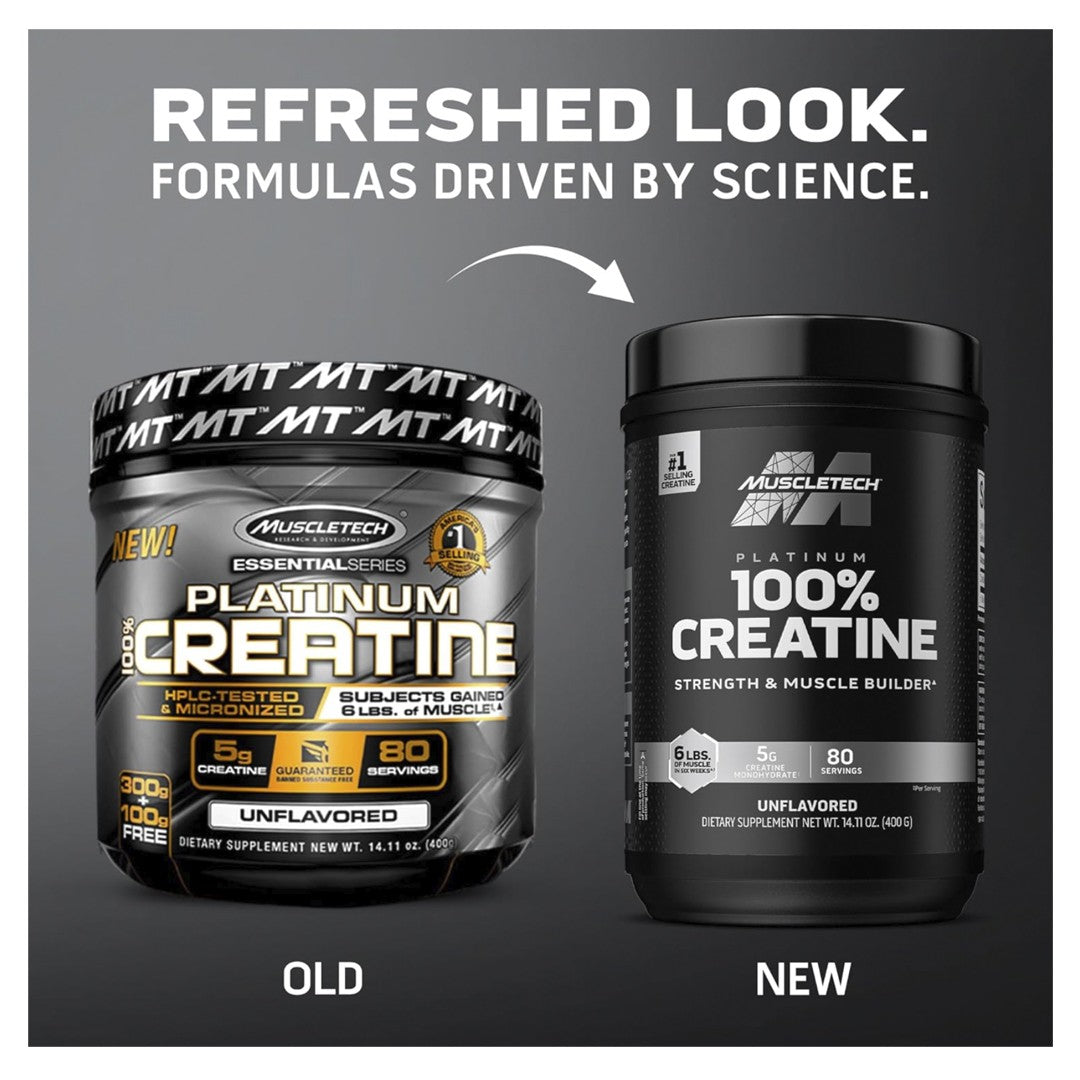 CREATINA (400 GR) PLATINIUM MUSCLETECH--One Nutrition-MUSCLETECH