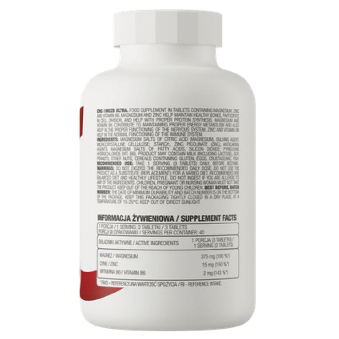 MGZB ULTRA (120 TABLETAS) OSTROVIT--One Nutrition-OSTROVIT