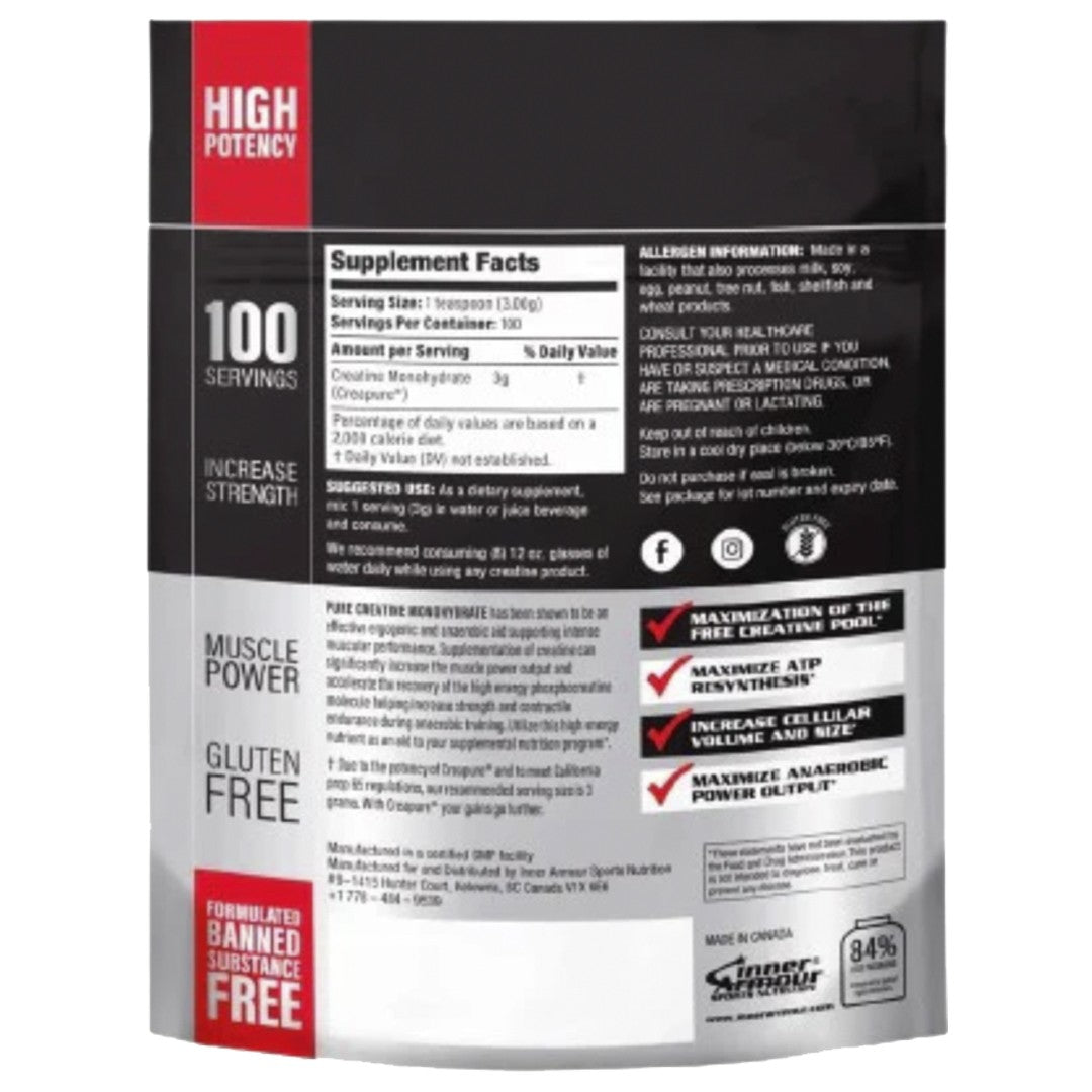 CREATINA CREAPURE (300gr) INNER ARMOUR--One Nutrition-INNER ARMOUR
