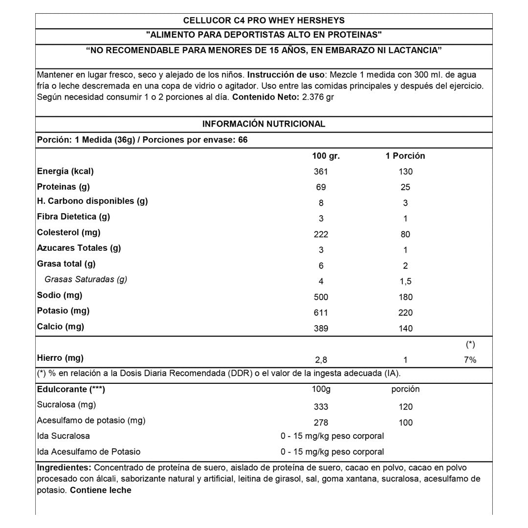 C4 WHEY PROTEIN (5 LB) CELLUCOR--One Nutrition-CELLUCOR