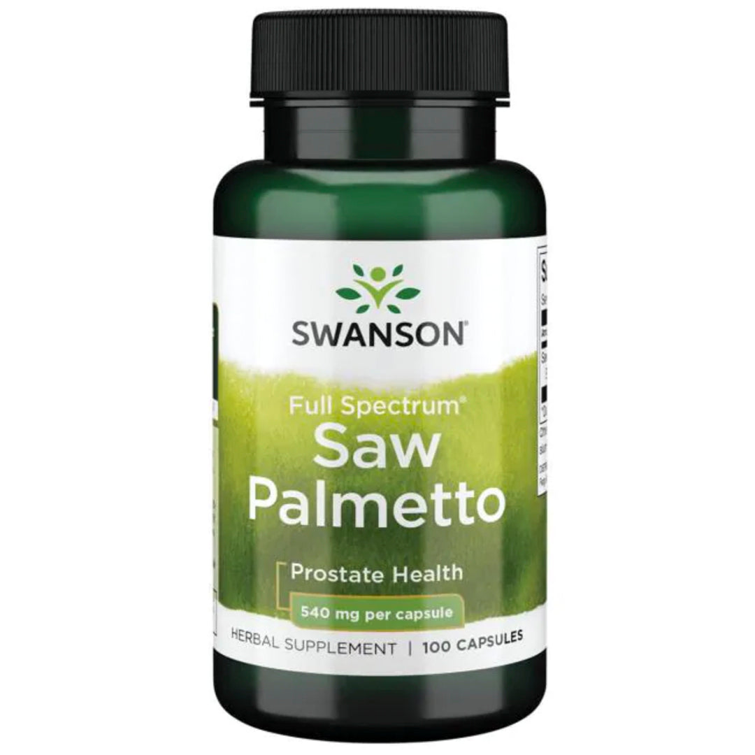 Saw Palmetto 540mg (250 Softgel) Swanson-Vitamina-One Nutrition-Cantidad de Cápsulas:100-Swanson
