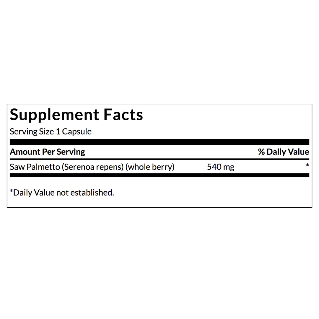 Saw Palmetto 540mg (250 Softgel) Swanson-Vitamina-One Nutrition-Swanson