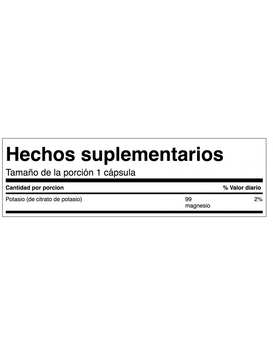 Potasio Citrato (120 Cap) Swanson-Vitamina-One Nutrition-Swanson