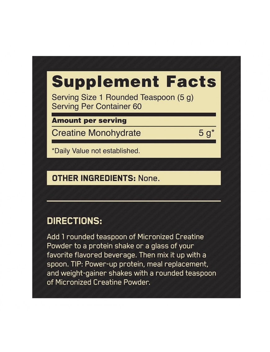Creatina (300 GR) POWDER ON-Creatina-One Nutrition-OPTIMUM NUTRITION