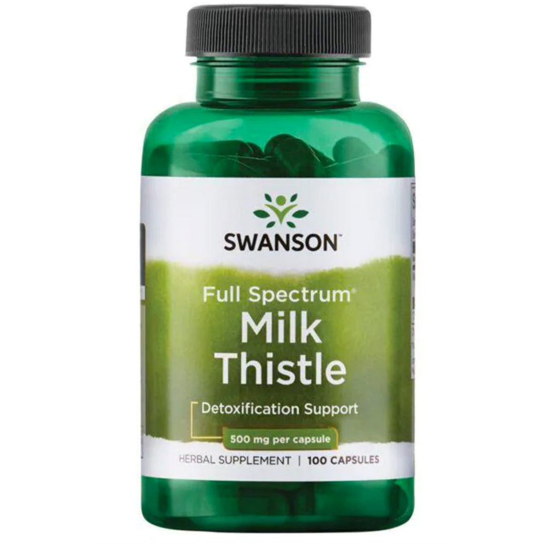 Milk Thistle 500 Mg  (Silimarina) Swanson-Vitaminas,salud-One Nutrition-SWANSON