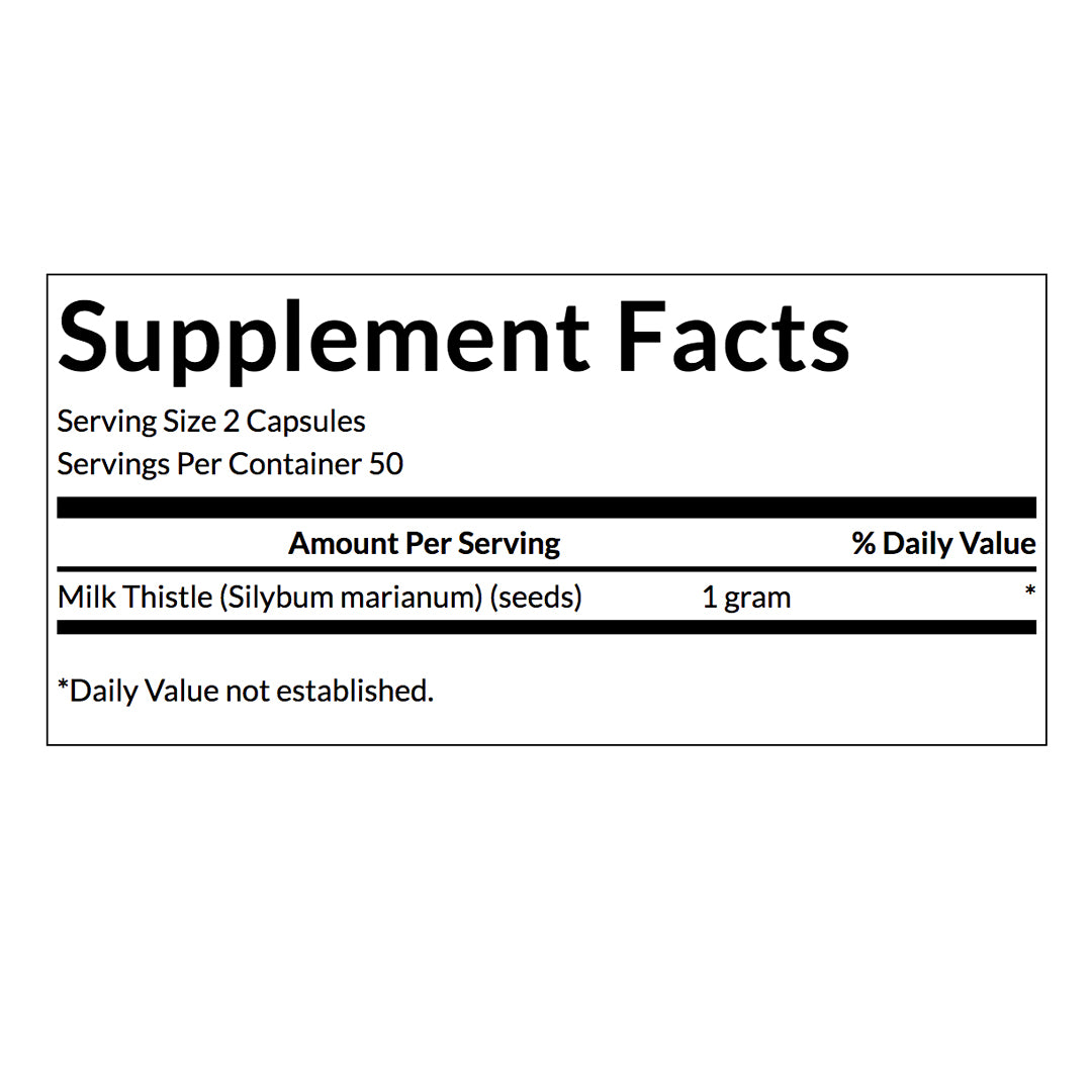 Milk Thistle 500 Mg  (Silimarina) Swanson-Vitaminas,salud-One Nutrition-SWANSON