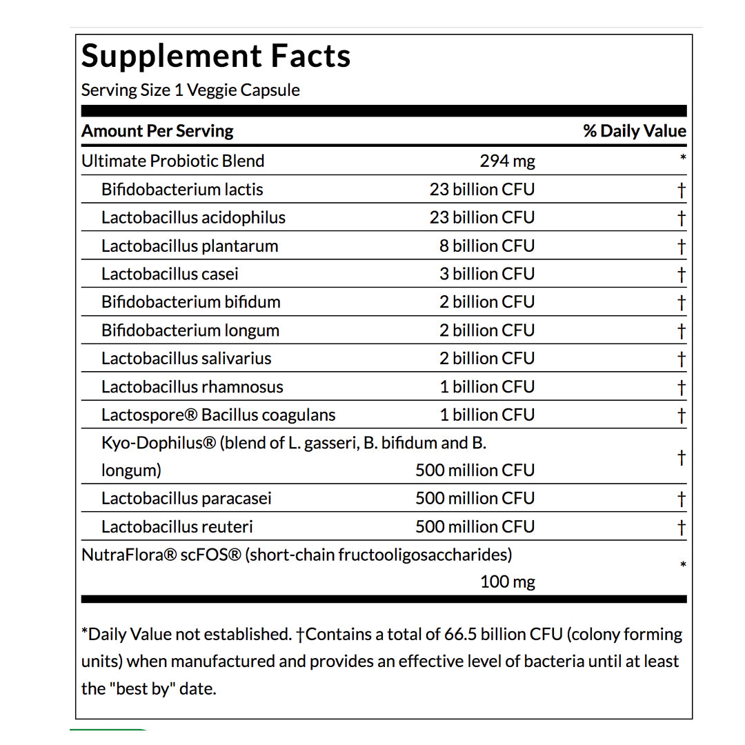 Ultimate Probiotic Formula (30 cap veganas) Swanson-Probiótico-One Nutrition-Swanson