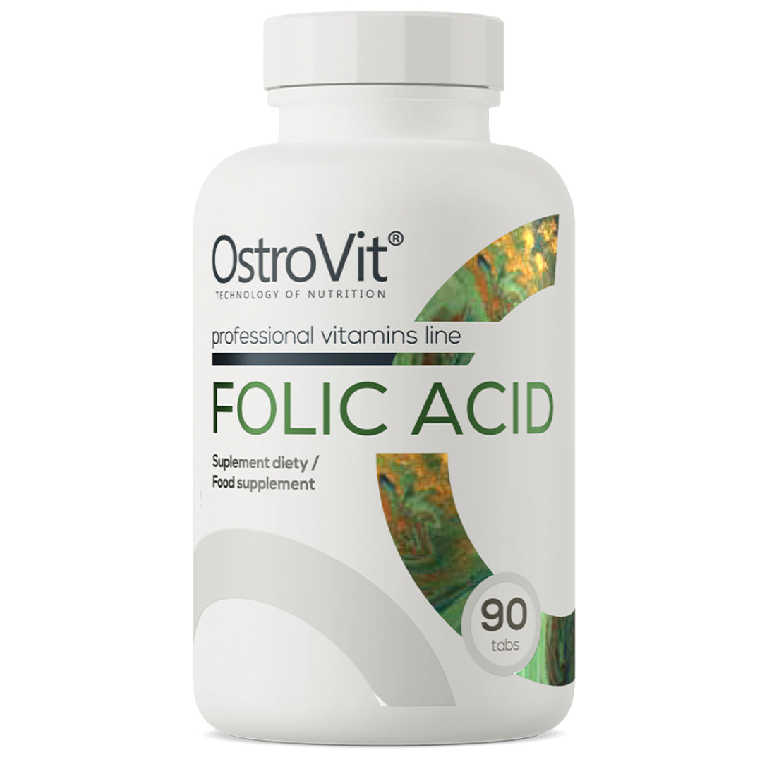Ácido Fólico (90 Tab) Ostrovit-Vitaminas,salud-One Nutrition-Ostrovit