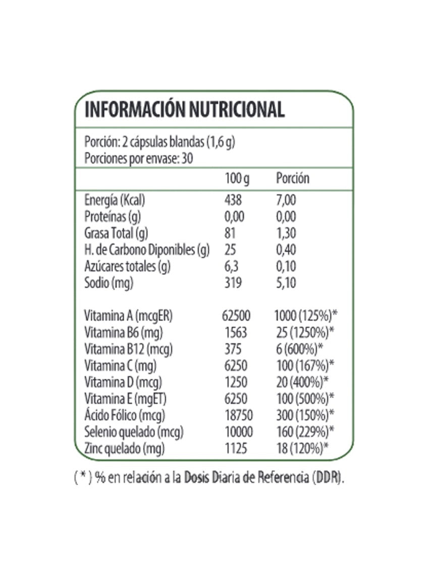 Multivit Energía & Defensa Vitamin UP-Multivitamínico-One Nutrition-Vitamin Up