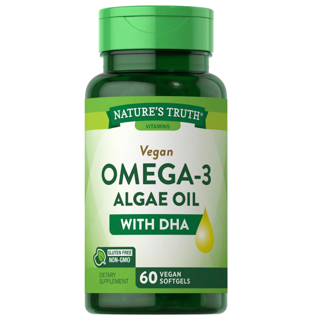 Omega 3 VEGANO Con DHA (60 Softgel) Nature´S Truth-Vitaminas,salud-One Nutrition-Nature´S Truth
