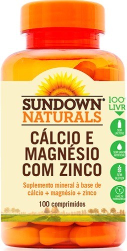 Calcio Magnesio Zinc  (100 cápsulas) Sundown--One Nutrition-SUNDOWN NATURALS