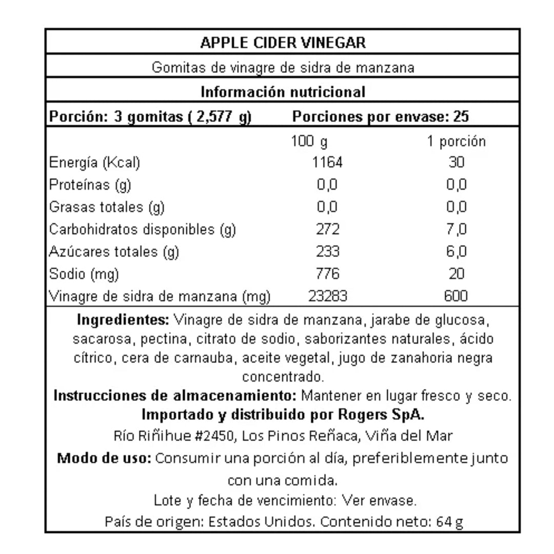 Gomitas de Vinagre de Manzana (600 Mg) Nature´s Truth-Vitaminas,salud-One Nutrition-Nature´s Truth