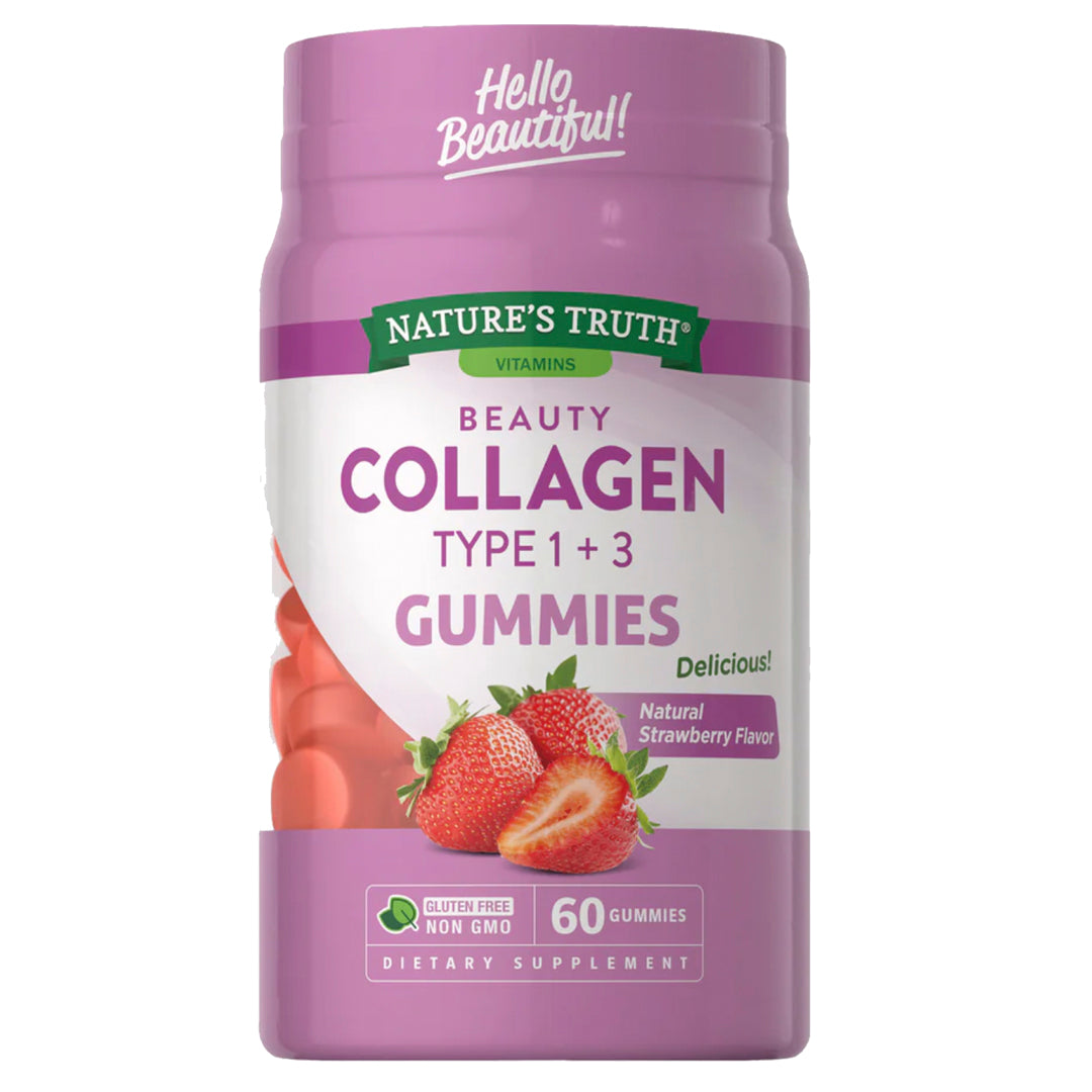 Gomitas de Colágeno Tipo I & III Beauty Collagen Nature´s Truth-Vitaminas-salud-One Nutrition-Nature´s Truth