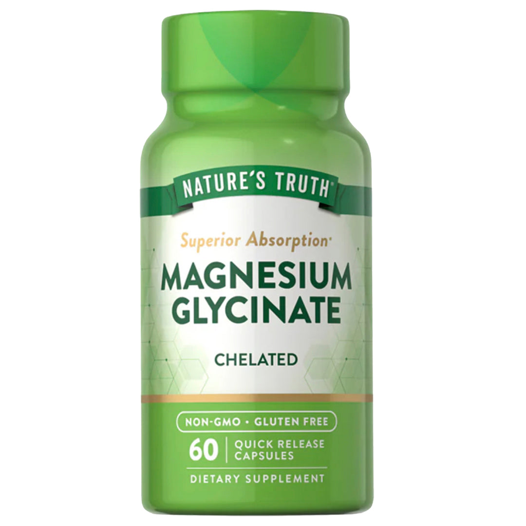 Magnesio Glicinato (200 Mg) 60 cap Nature´s Truth
