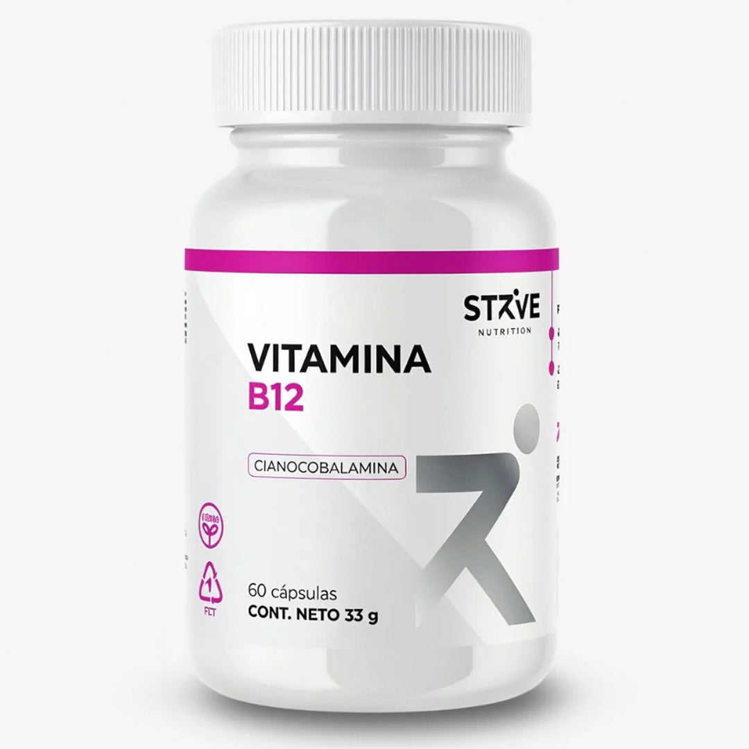 VITAMINA B12  (60 Cápsulas) STRIVE