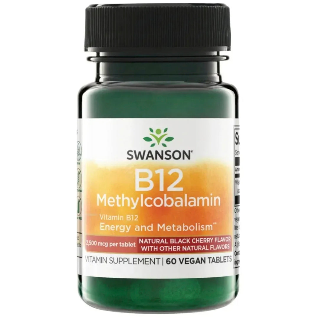 B12 (2.500 MCG) 60 TABLETAS VEGANAS SWANSON