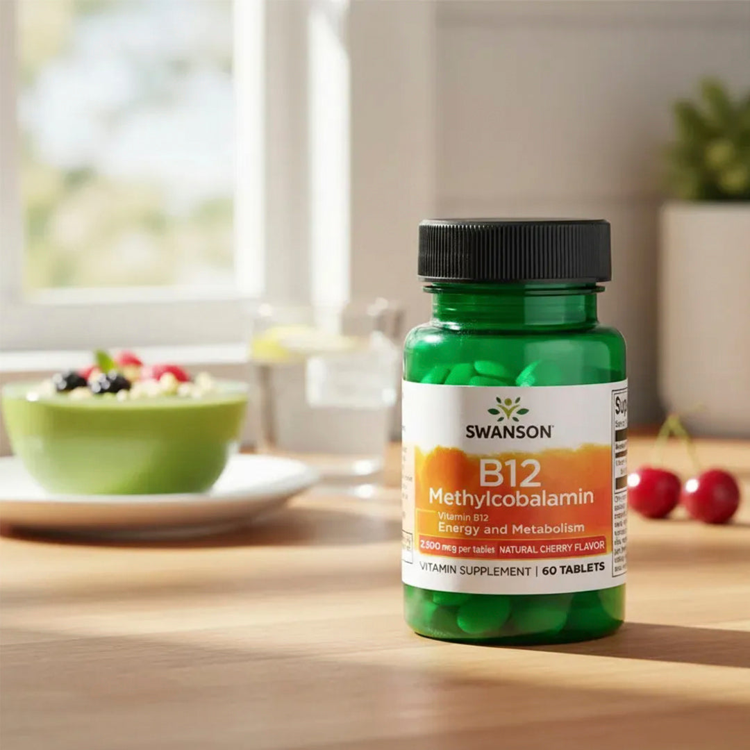 B12 (2.500 MCG) 60 TABLETAS VEGANAS SWANSON