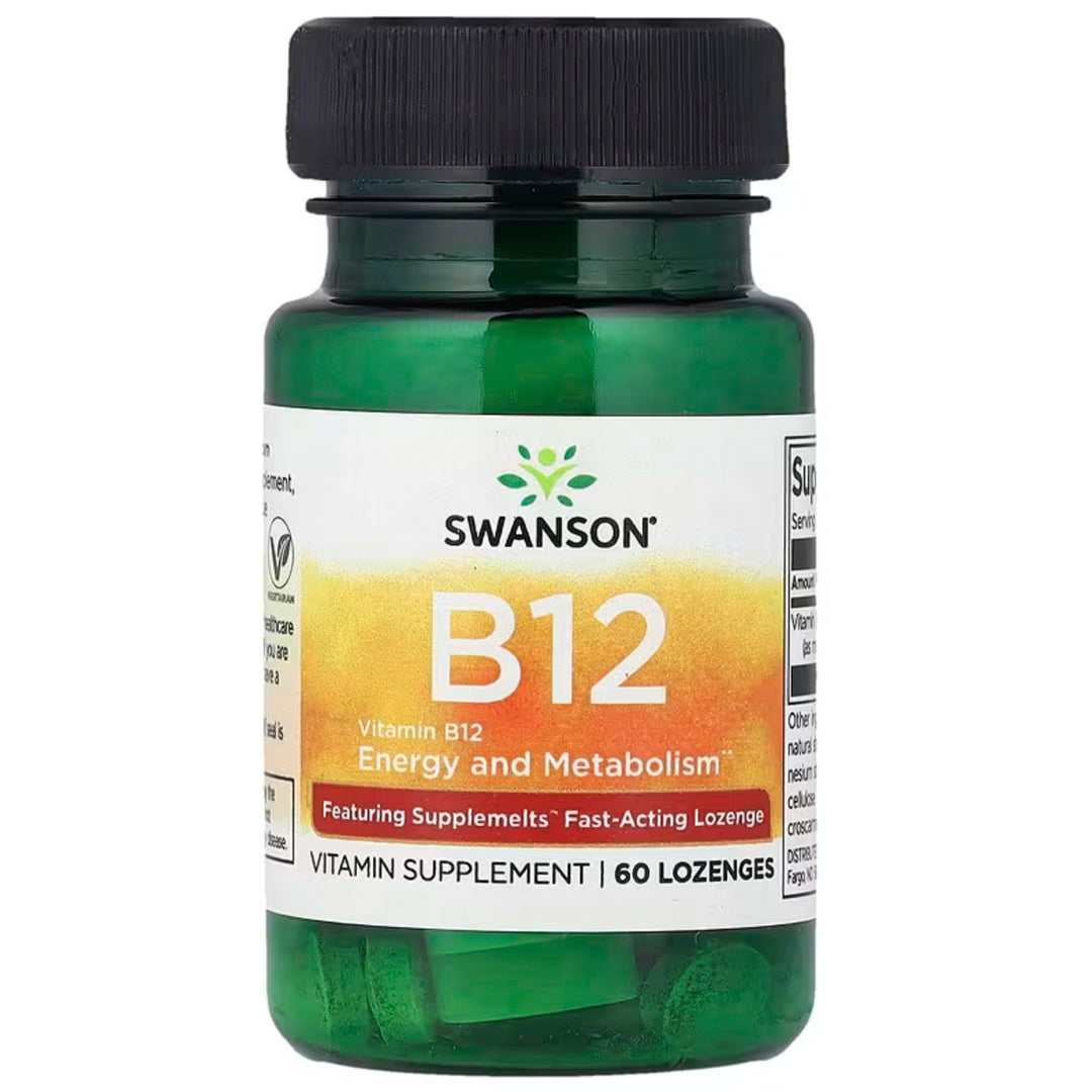 B12 5000 MCG 60 TABLETAS SUBLINGUAL SWANSON