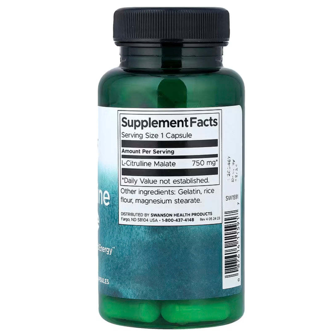 2 CITRULINA MALATE 750 MG SWANSON (60 CAPSULAS)