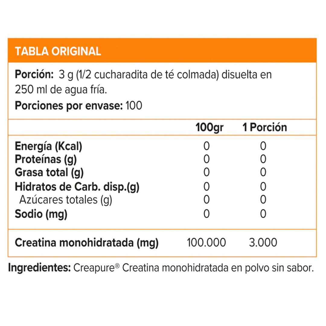 Creatina CREAPURE (300 Gr) Optimum Nutrition