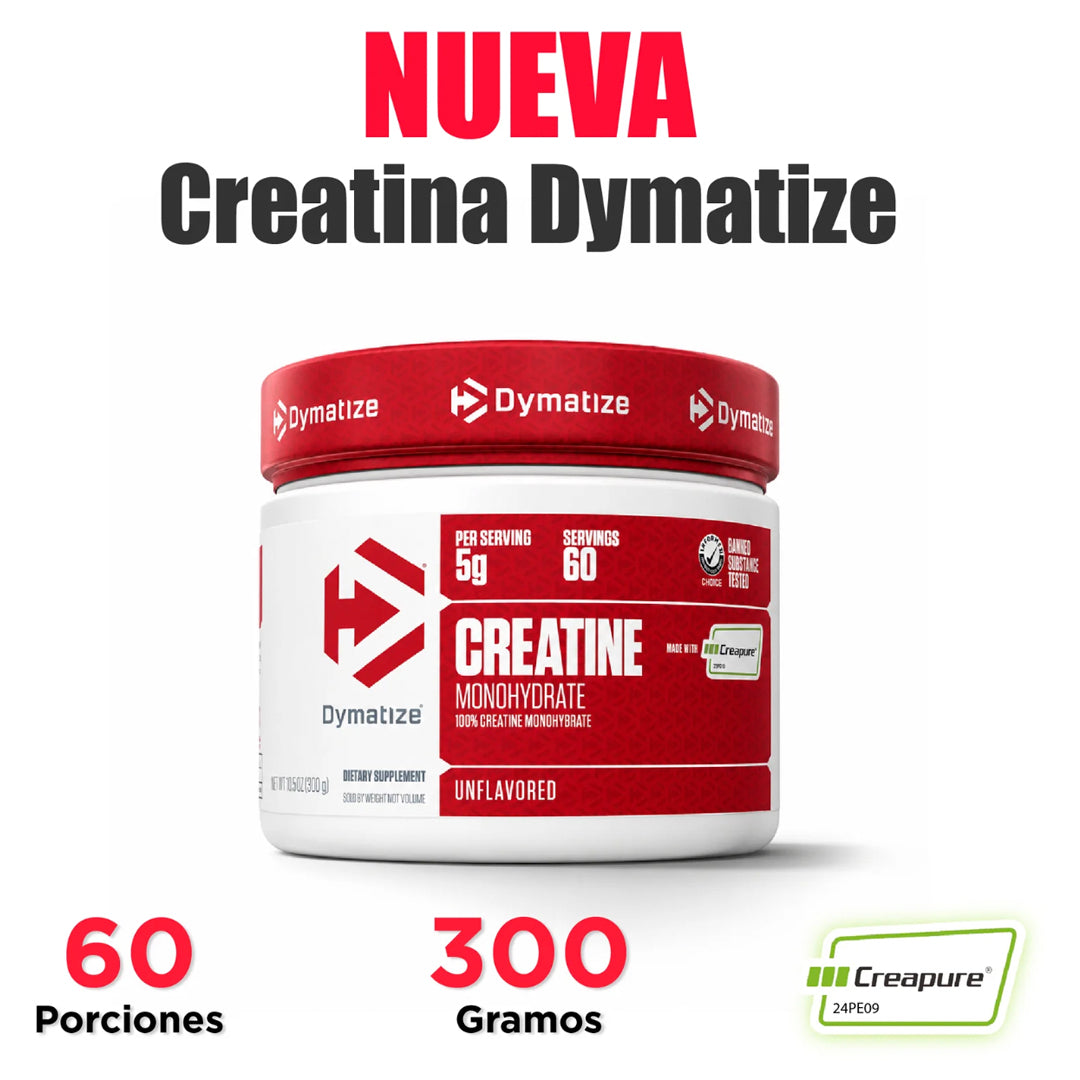 2 CREATINA CREAPURE 300 GR! DYMATIZE