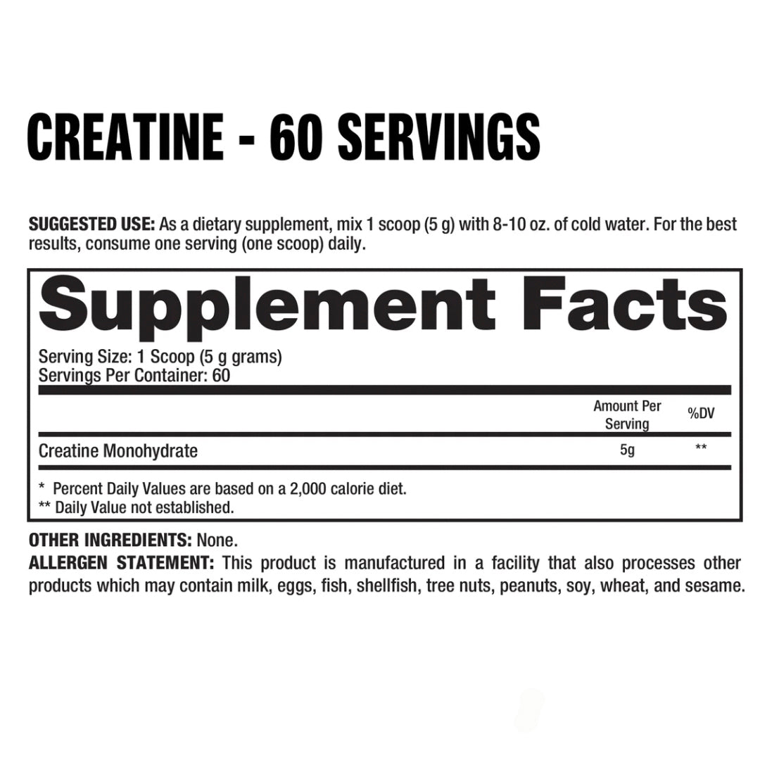 Creatina Monohidrato (300 Gr) Dragon Pharma
