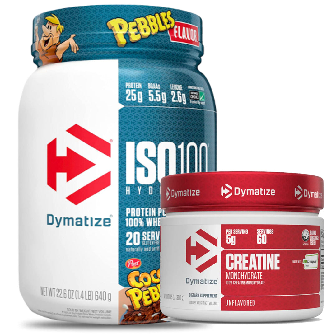 ISO 100 1.4 LB DYMATIZE + CREATINA CREAPURE 300 GR DYMATIZE