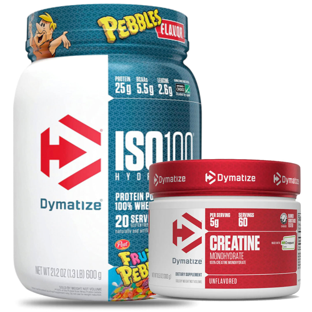 ISO 100 1.4 LB DYMATIZE + CREATINA CREAPURE 300 GR DYMATIZE