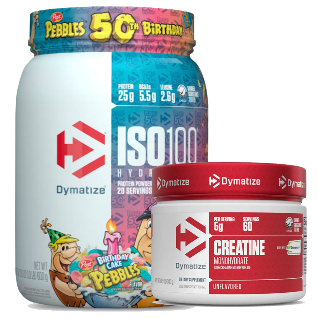 ISO 100 1.4 LB DYMATIZE + CREATINA CREAPURE 300 GR DYMATIZE